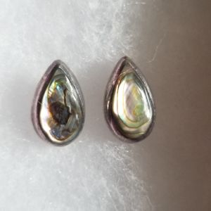Abalone Sterling Silver Pair of Earrings